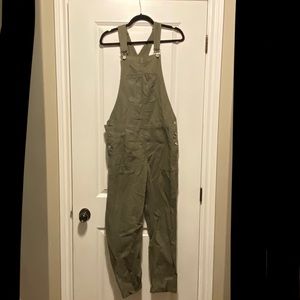 American Eagle Green Overalls